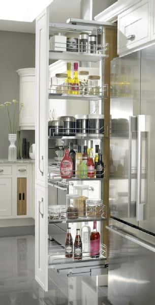 Modular Kitchen Accessories Pullout And Swing Pantry Unit